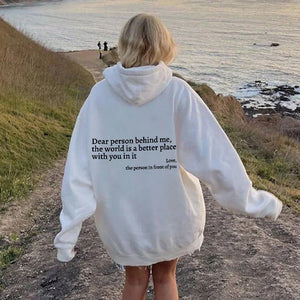 'Dear Person Behind Me' Sweatshirt - Coenox