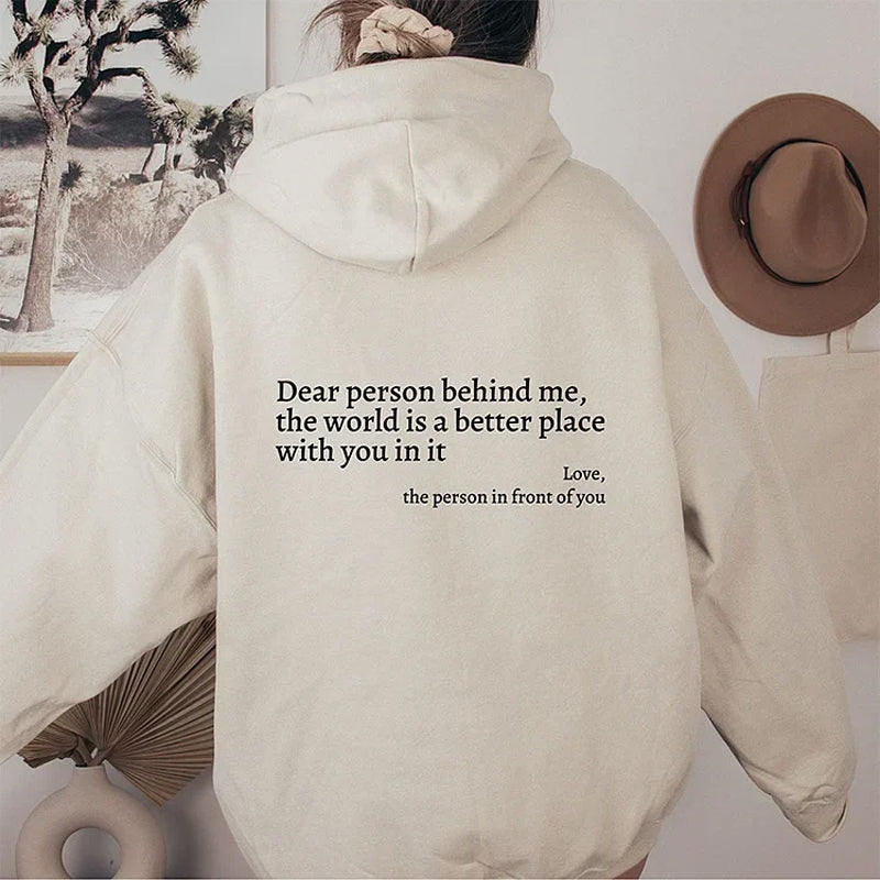 'Dear Person Behind Me' Sweatshirt - Coenox