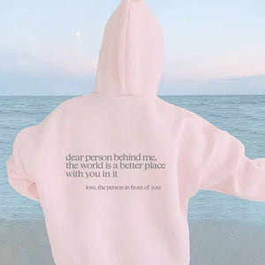 'Dear Person Behind Me' Sweatshirt - Coenox